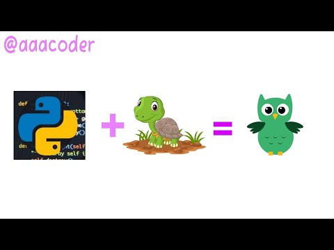 Owl cartoon drawing in python turtle || Coding status #python #codingstatus #codewithharry