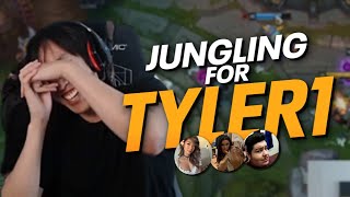 Doublelift -Jungling for Tyler1 (feat. Leena, Greekgodx, Macaiyla)