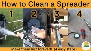 How to Clean Lawn Spreaders Correctly + Make them LAST Forever