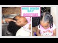 Kids Wash Day Routine For Curly Hair| Start To Finish