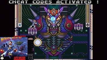 Mega Man X | SNES | Cheat Codes Activated
