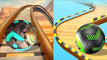 Temple Rolling Balls vs Rollance: Adventure Balls - All Levels ASMR Gameplay (ios Android) 🎮