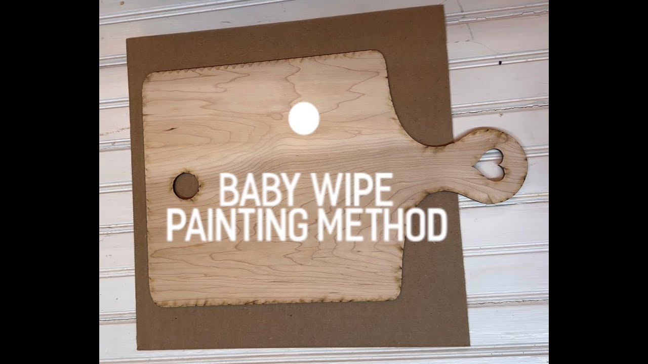 Baby Wipe Painting Method YouTube