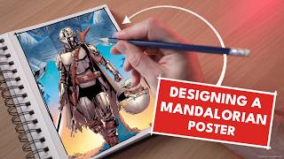 How to Draw the Mandalorian and Grogu (ft. Artist Will Sliney) | Star Wars Illustrated