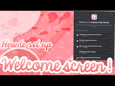 Video: Paano I-set Up Ang Welcome Screen