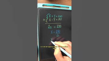 Sistema Linear! #Matemática