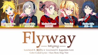 【FULL VER】Flyway | Leo/need ft. Kagamine Len (鏡音レン) | Color Coded Lyrics | Kan/Rom/Eng/Viet screenshot 3