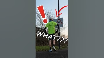 A VERY convenient sign! 😅 | #running #funny