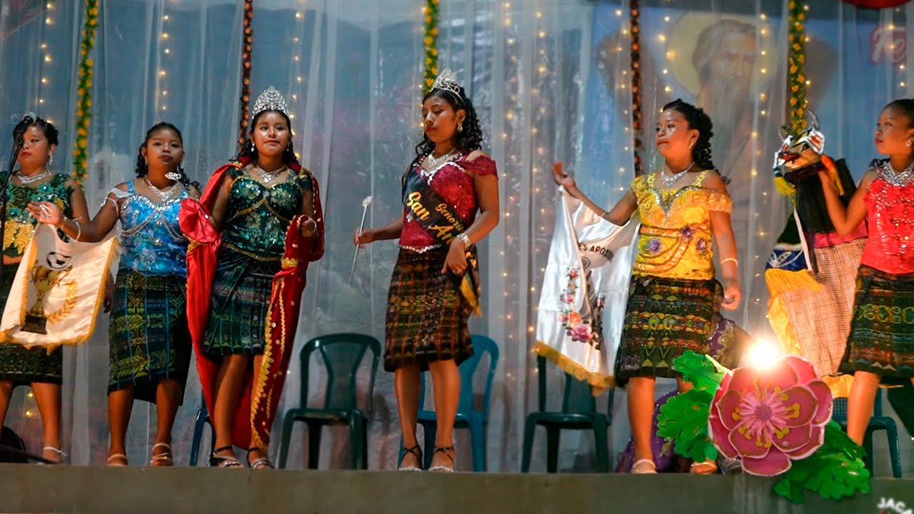 Coreografía de Reinas de San Andrés Huista 2023