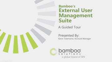 January 9, 2020 -  External User Management   Account, Site and Password Management made simple.