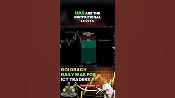 ICT Daily Bias Cheat Code With Goldbach