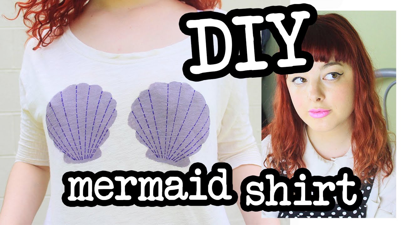 DIY Seashell Bra Mermaid Top  Make Thrift Buy #7 