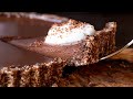 Silky No Bake Chocolate Tart | Nut Crust | Two Plaid Aprons