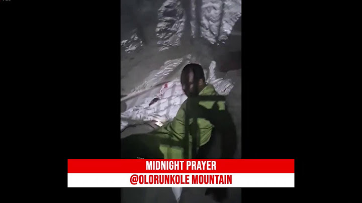 MIDNIGHT PRAYER @OLORUNKOLE MOUNTAIN - 14/07/2025