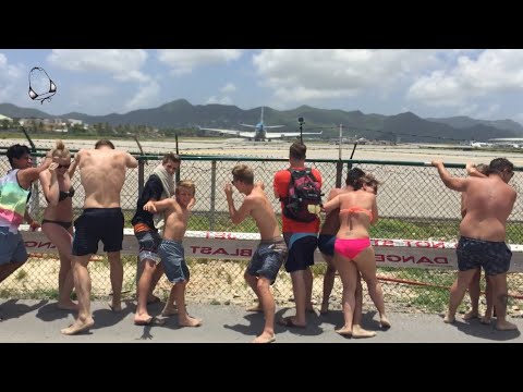 Thumbnail for KLM 747 takeoff in St. Maarten incredible!