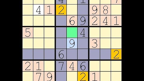 How to Solve Washington Times Sudoku Difficult  October 1, 2023