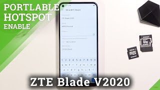 How to Enable Portable Hotspot in ZTE Blade V2020 – Share Mobile Data screenshot 1