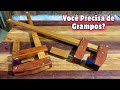 Grampo de Madeira Caseiro A Brilhante Ideia do Caipira/Homemade Wood Clamp