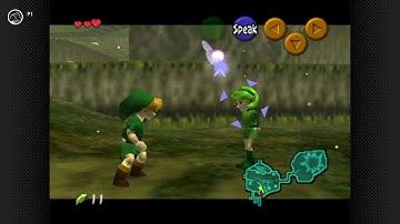 The legend of Zelda Ocarina of time getting the deku shield