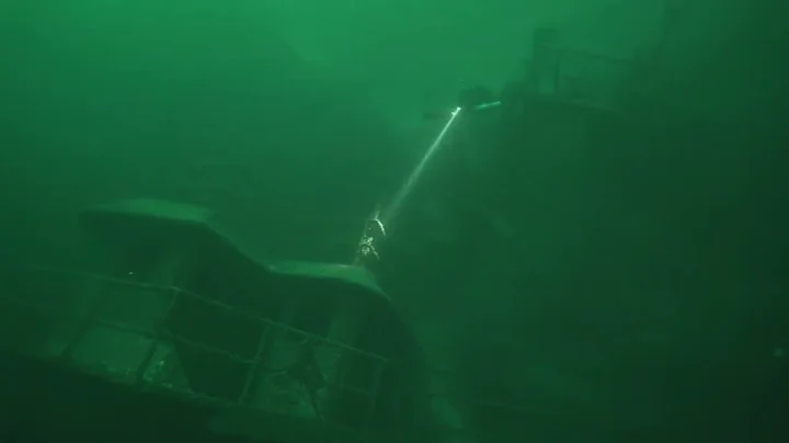 2018 Roy A. Jodrey shipwreck diving in winter