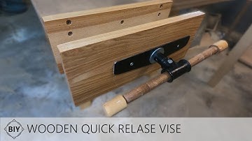 🔨 How To Make Woodworking Vise - Quick Relase Vise / Imadło z szybkim przesuwem
