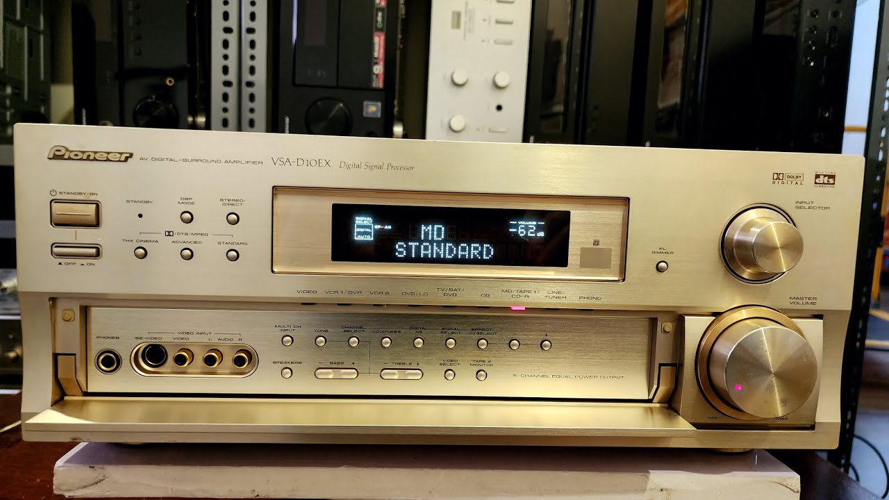 🍀Amply Pioneer VSA-D10EX Made Japan mạ vag CS 320W đẹp keg giá 5