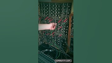 Corsynth - Drum and bass jam  #shorts #modularsynth #MU #5U #MUformat #synth #analogdrums #drumsynth