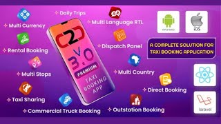 Cab2door Online Taxi Booking App Full Solution || How to make Online Taxi Booking App with admin screenshot 5