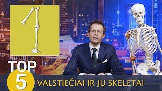 TOP 5 valstiečiai ir jų skeletai | Laikykitės ten su Andriumi Tapinu
