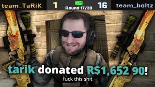 Tarik Loses 1 16 to FalleN and Donates 500 on Stream dosia steel jasonr m0e jdm tarik fns Cloud9