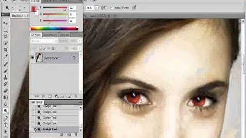 Nina Dobrev- Vampire Transformation in Photoshop Cs5!