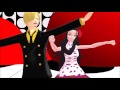 MMD A Lie and A Stuff Animal / 嘘とぬいぐるみ {Viola and Sanji} One Piece  [ANIME]