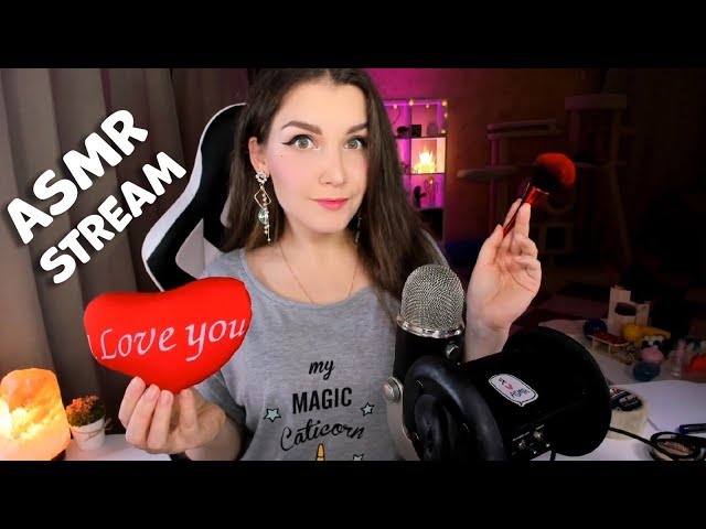 АСМР Стрим KittyKlaw запись от  [3.11.19]  🎧🌙✨ [ASMR Stream Reupload]