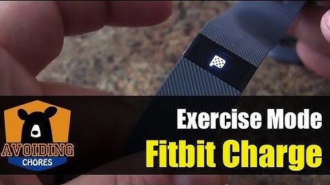 Fitbit Charge -  Exercise Mode for Indoor Workouts