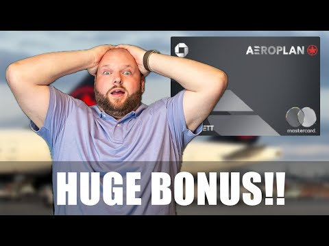 The Chase Aeroplan Credit Card Has A HUGE BONUS