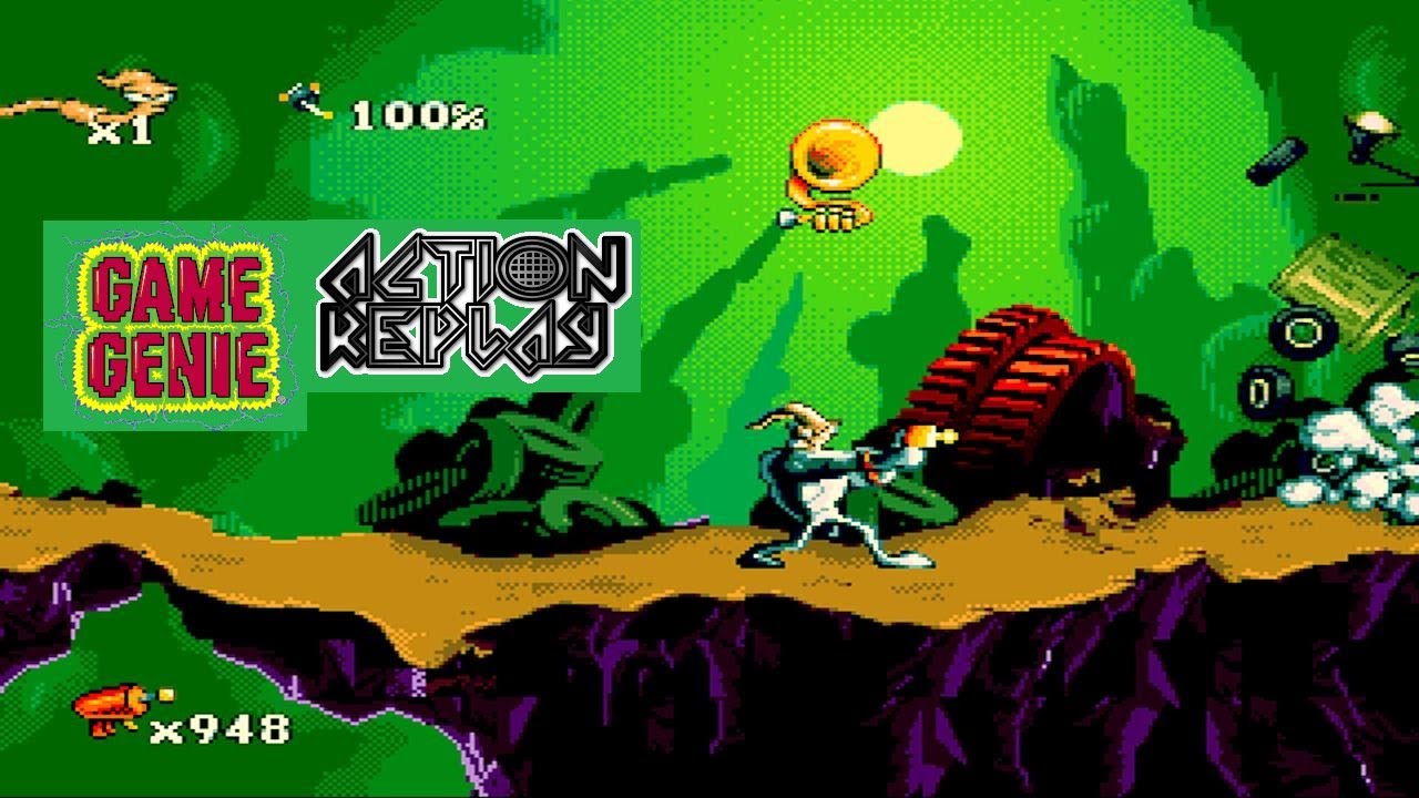 Earthworm Jim Game Genie (Super Nintendo) YouTube