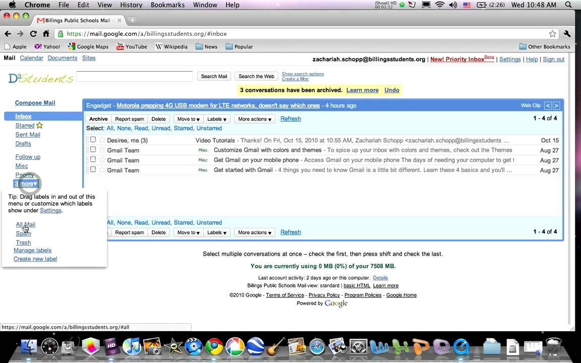Archiving Vs. Deleting Emails