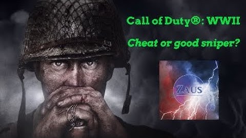 Call of Duty: WWII - PS4 Cheat or good sniper?