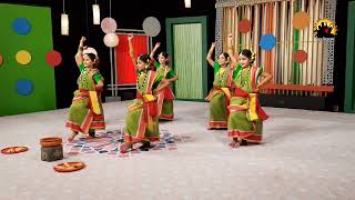 Deki Nache Dapur Dupur | ঢেঁকি নাচে ধাপুর ধুপুর | Folk Dance | SA TV Shooting video | Bangla Nritto