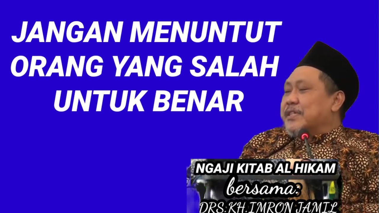 kebenaran itu mutlak punya allah.