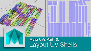 DART 104 Intro To Maya: UVs Part 10 Layout UV Shells