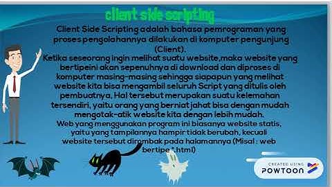 client and server side scripting