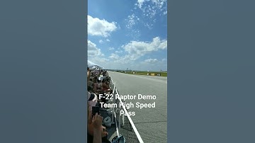 Thumbnail of F-22 Raptor Demo Team High Speed Pass CNAS 2023