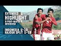 U-19 Friendly Match : Indonesia 4 - 0 Hajduk Split (with Post-Match Interview)