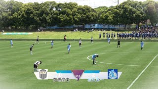 前橋商業ｖｓ桐生第一　高校総体サッカー　群馬　準決勝　未編集速報