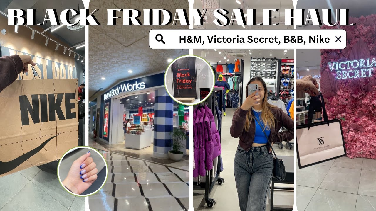 Black Friday Sale Haul, Upto 80% Off  H&M, Nike, Victoria Secret, Bath &  Body Works 