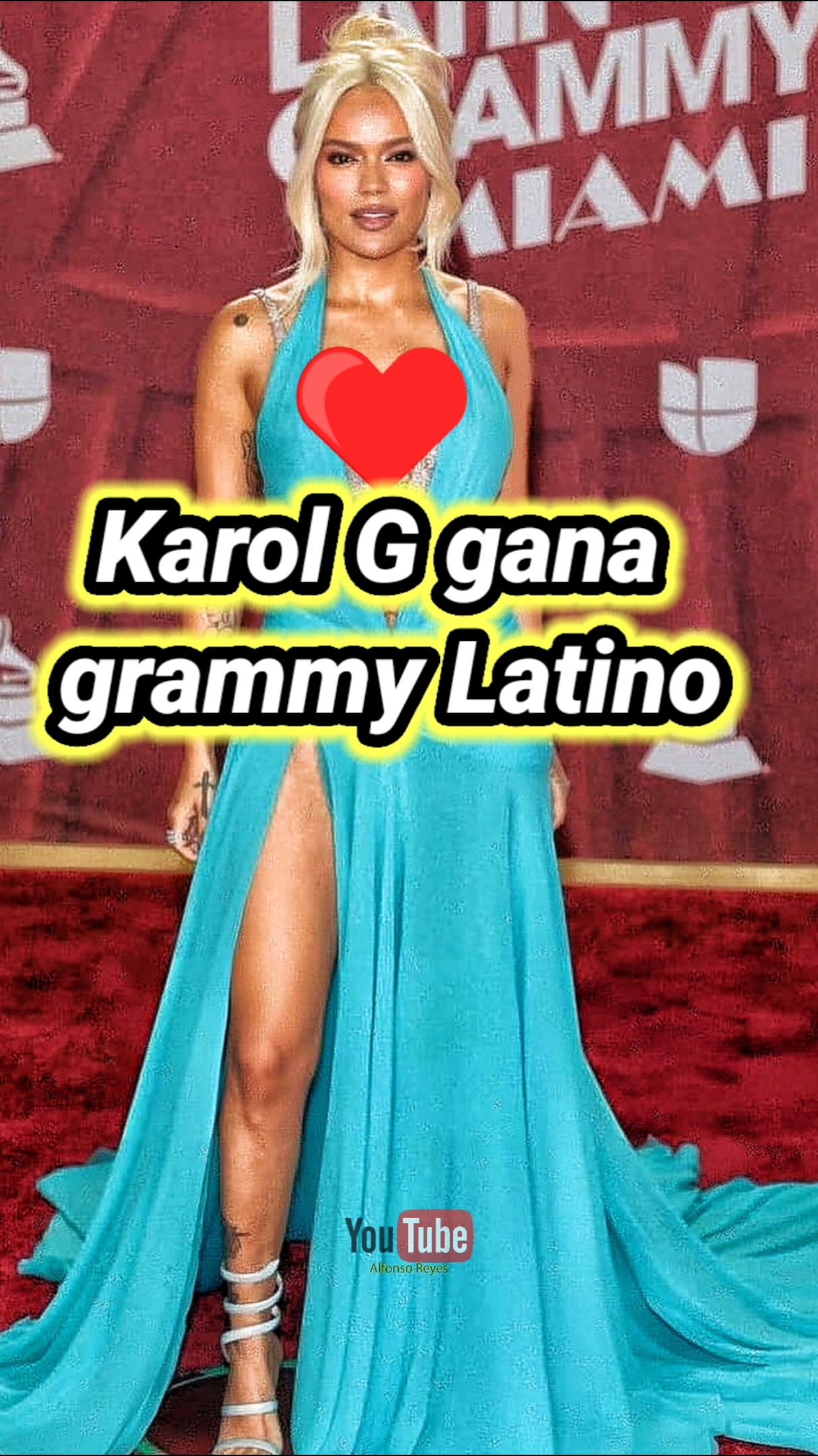Karol G gana Grammy Latino #karolg #Grammylatino2024
