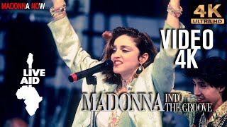 MADONNA - INTO THE GROOVE LIVE AID 1985 - 4K REMASTERED 2160p UHS -AAC AUDIO