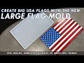 Create big american flags with our us flag silicone molds