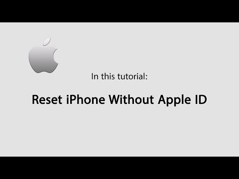 Iphone resetten zonder apple id